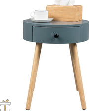 Happyment Ladekastje modern - Nachtkastje - Slaapkamer - Bureau - Kantoor - Ladekast Hout - Grijs - 38x38x48cm