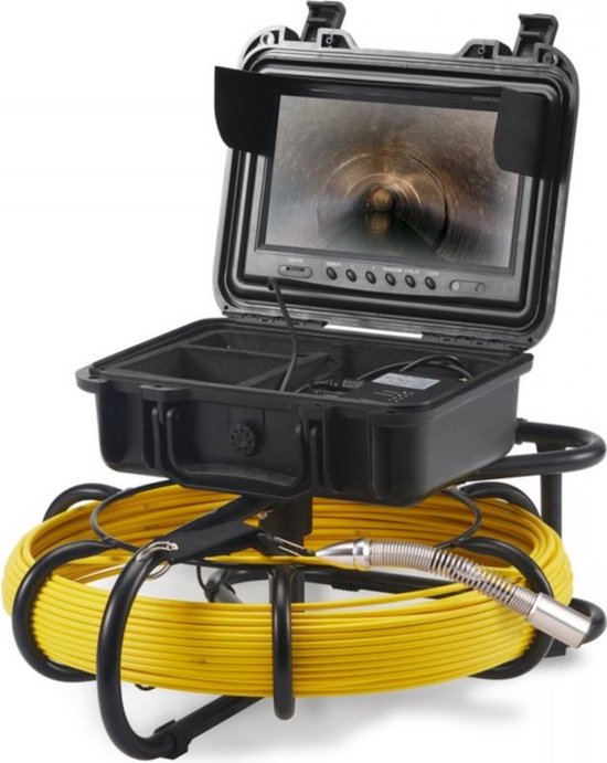 Endoscoop inspectie camera PRO - Rioolcamera - 9 inch scherm - Inspectiecamera - 70m Lokalisatie - 6 uur batterijduur - Apparaat voor ondergrondse leidingen