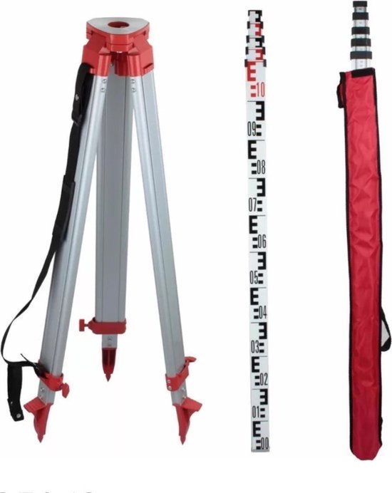 Happyment Zelfnivellerende laser PRO - Roterende bouw laser - Waterpas laser SET - 360 graden laser - Rotary lijnlaser - Laserwaterpas - Professional - Professioneel - Complete set - Bouw - Hovenier - Installatie techniek - Timmerman