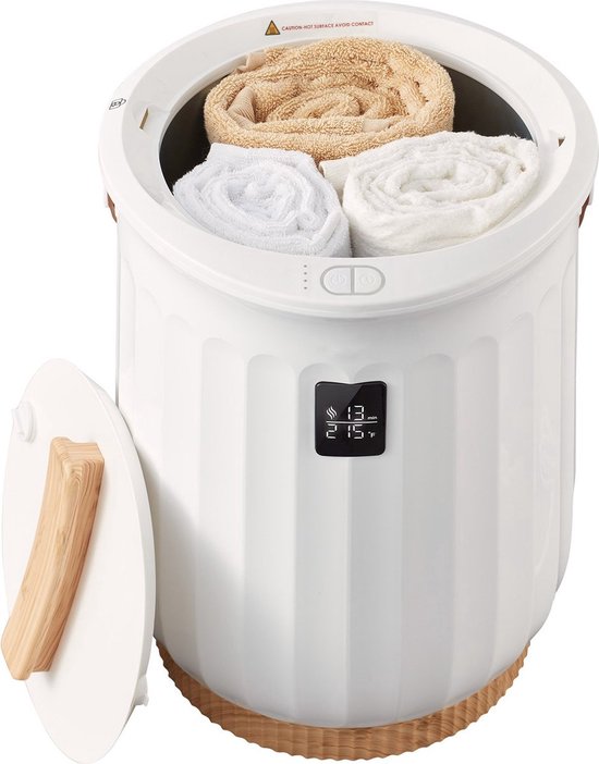 Handdoekverwarmer - Elektrisch Droger - Wit - Kinderslot - 20 Liter