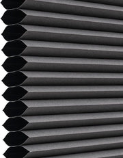 Honinggraat Gordijn - Grijs - Lichtdoorlatend - 70x120cm - Zonder Boren