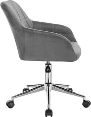 Bolt Edge Werkkruk - Donkergrijs - Stoffen bekleding - Ergonomisch - Met armleuning