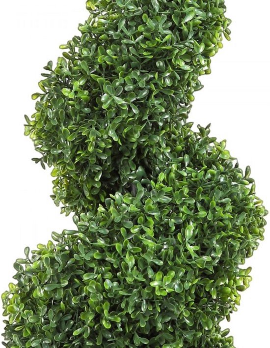 Kunstbuxus - Buxusboom Set van 2 - 122cm Hoog - Voor Binnen en Buiten - Incl. Reservebladeren