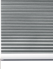 Bolt Edge Honinggraat Gordijn - Grijs - 65x130cm - Lichtdoorlatend - Zonder Boren