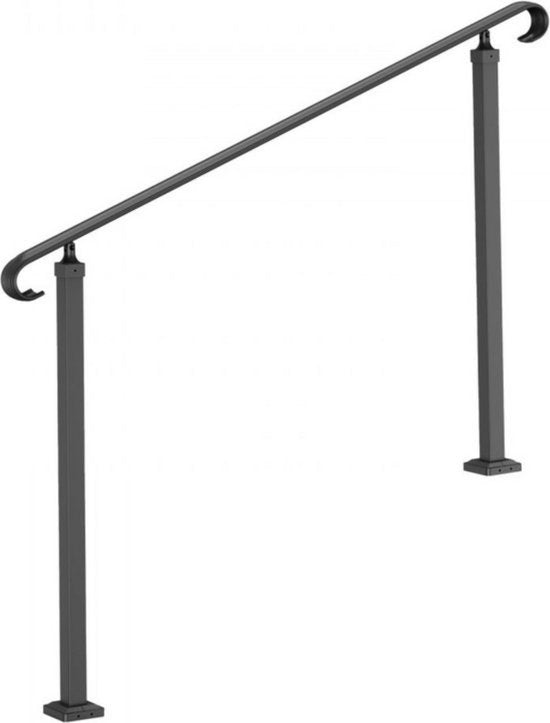 Trapleuning - Trapleuning Houders 48 cm - Antislip Handgreep - Ijzer - Voor Binnen/Buiten Gebruik