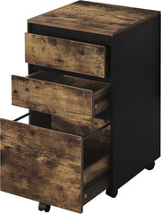 Bolt Edge Archiefkast - Donkerbruin - Hout - Ladeblok bureau - 40x70x40cm