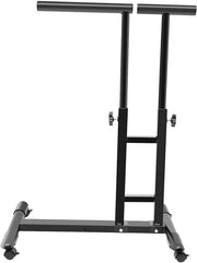 Draagbare Tattoo-Werkbank - Werktafel - Voor Studio en Schoonheidssalon - In Hoogte Verstelbaar met Verwijderbare Dubbele Tattoo-Armsteun - 64×40 cm - Zwart