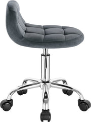 Draaikruk modern - Met rugleuning Op wielen - Kapperskruk - Roze - Zadelkruk - Tabouret Werkkruk - Ergonomisch -