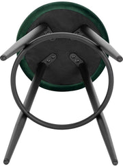 HHHK - Barkrukken set van 2 - Barkrukken - Velvet Groen - Barstoelen - Kruk – 78.5cm - Metalen Frame – Barkruk - Barstoel