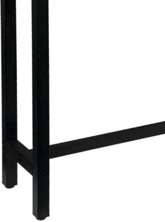 Bolt Edge Bartafel Deluxe - Zwart - Keuken - Rechthoekig - Hout/Metaal - 100x40x100cm