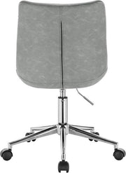 Bolt Edge Deluxe Ergonomische Bureaustoel - Kunstleer - Met voetsteun - Grijs - In hoogte verstelbaar