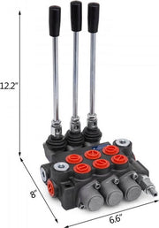 Hydraulische Regelklep - richtingsregelklep - 3 spoelen - Directionele Klep - 11GPM