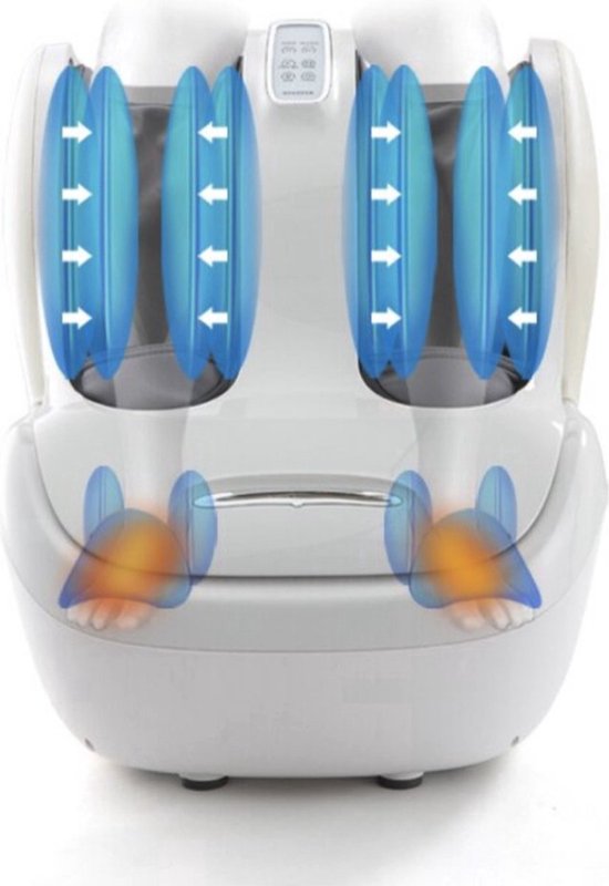 Bolt Edge Voetmassage Apparaat - Voor bloedsomloop en beenmassage - Inclusief verwarmingsfunctie