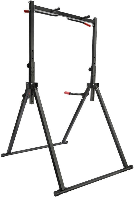 Pull up bar en dip statief - Homegym - Verstelbaar in hoogte - Voor thuis sporten - 200KG