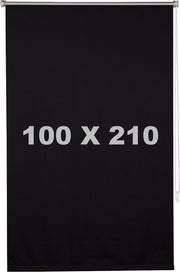Bolt Edge Rolgordijn - Verduisterend - 100x210cm - Isolerend - Zonder boren
