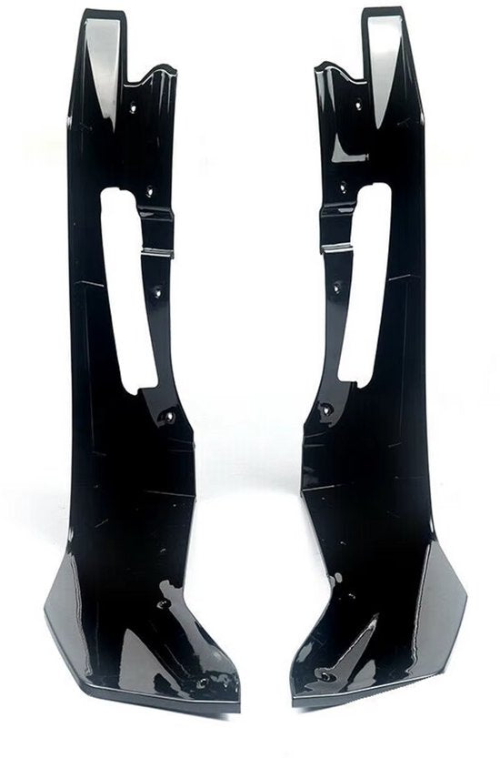 Voorbumper Hoek Winglet Splitters - Voor Ford Mustang GT500 (2015-2022) - Glanzend Zwart