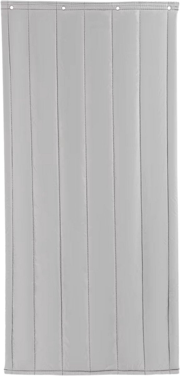 Deurgordijn - Vliegengordijn - Voor Winterisolatie en Privacy - Grijs 100 × 210 cm