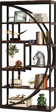 Boekenkast Zero - Bruin - Boekenrek - 5 lagen - Woonkamer, slaapkamer en kinderkamer - Hout - 175cm