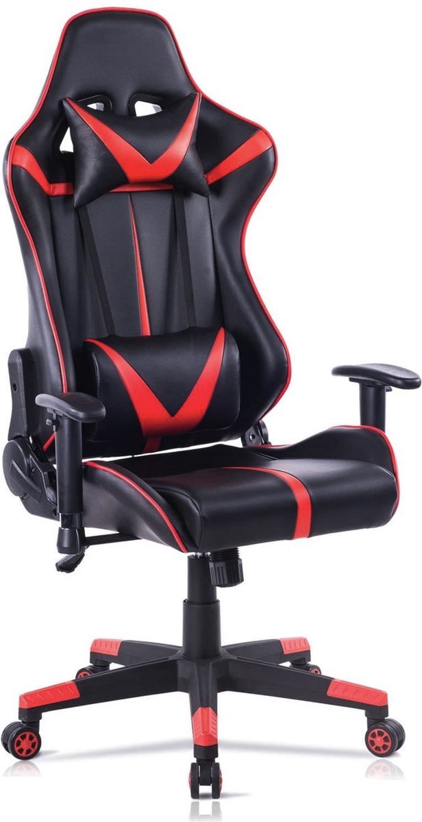 Bolt Edge Gamestoel - Kunstleer - Ergonomisch - Rug- en armleuningen - Rood/zwart