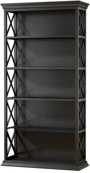 Boekenkast Luno - Bruin - Met 6 Lagen - Boekenrek Opbergrek - Voor Kantoor, Woonkamer of Slaapkamer