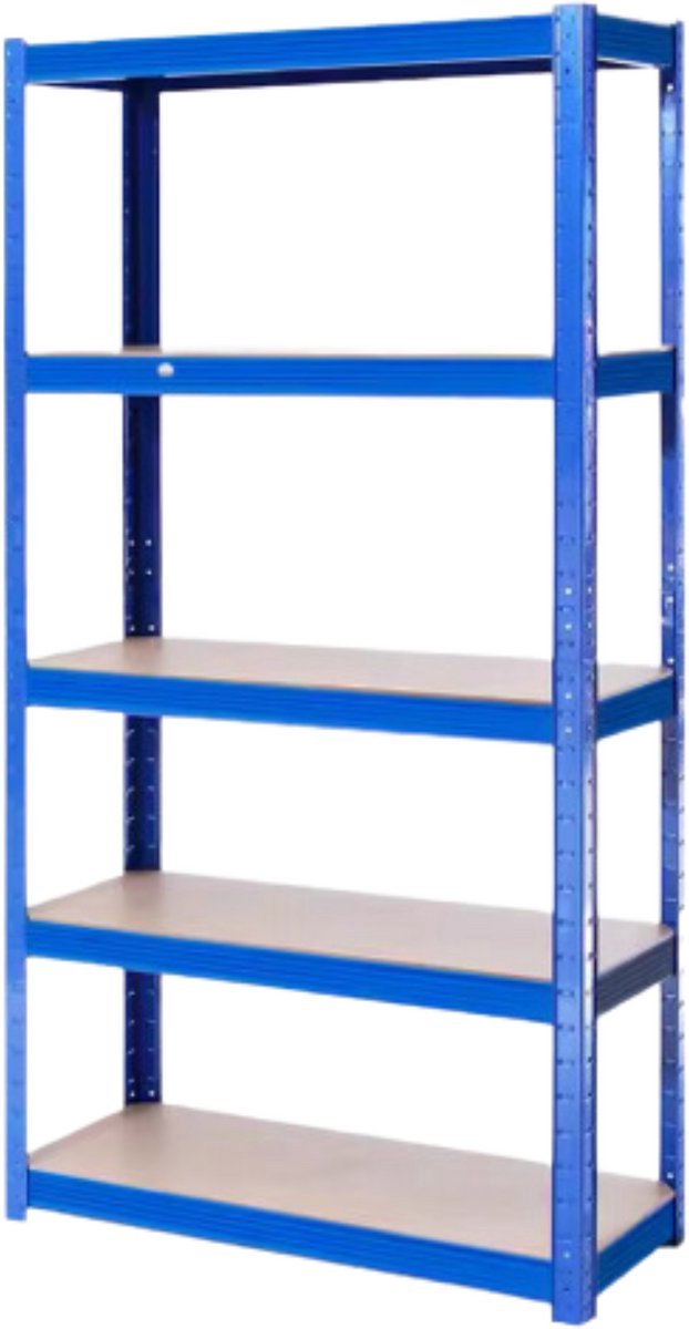 Opbergrekken Vaylen - Garage Rekken - 5-Tier Metalen Opslagplanken 180x90x40 cm - Industrieel Zware Lasten - Voor Schuur, Werkplaats & Opbergruimte