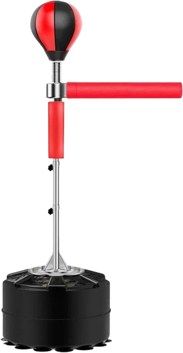 Staande boksbal - Met reflexstang - Bokszak - Bokspaal - Kinderen en volwassenen - Standaard - 120-190cm