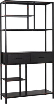 Boekenkast XL Milano - 4 Lades - Boekenrek - Woonkamer, slaapkamer en kinderkamer - Hout - 180x90cm