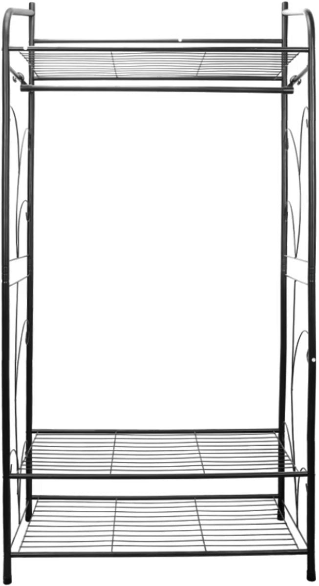 Moderne kledingkast Valora metaal - Kledingrek - Goud - Met kledingroede voor hal, slaapkamer of woonkamer - 80cm
