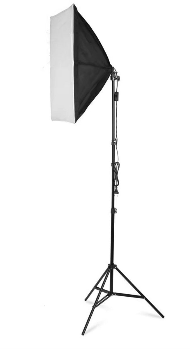 Fotostudio set - Softbox - Studiolamp - Fotobox - Studiolamp - Greenscreen met achtergrond systeem - Statief - 300x200cm