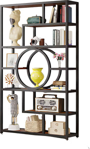Boekenkast Adonis - Bruin - Boekenrek - 5 lagen - Woonkamer, slaapkamer en kinderkamer - Hout - 95x30x175cm