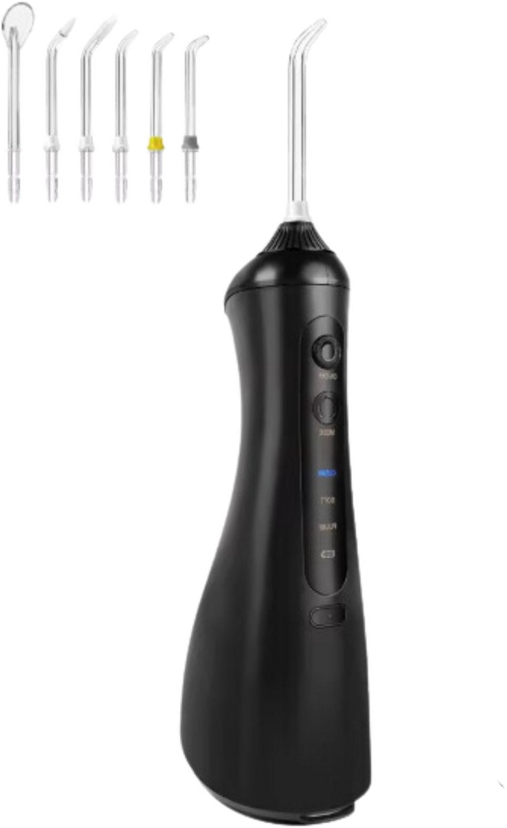 Draadloze Waterflosser - Oplaadbare Monddouche met 6 Jet Tips - 3 Modi - Tandheelkundige Flosser voor Tanden & Tandvlees
