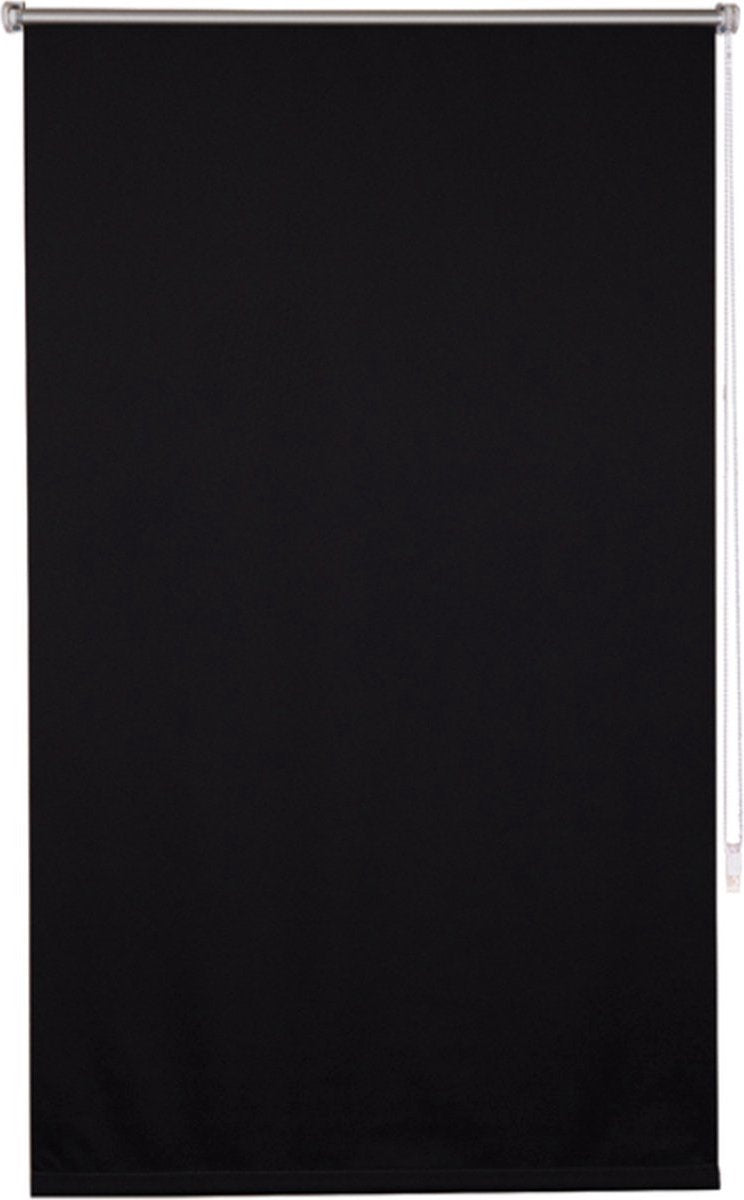 Bolt Edge Luxe Verduisterend Rolgordijn - Zwart - 50x160cm - Isolerend - Montage met of zonder Boren