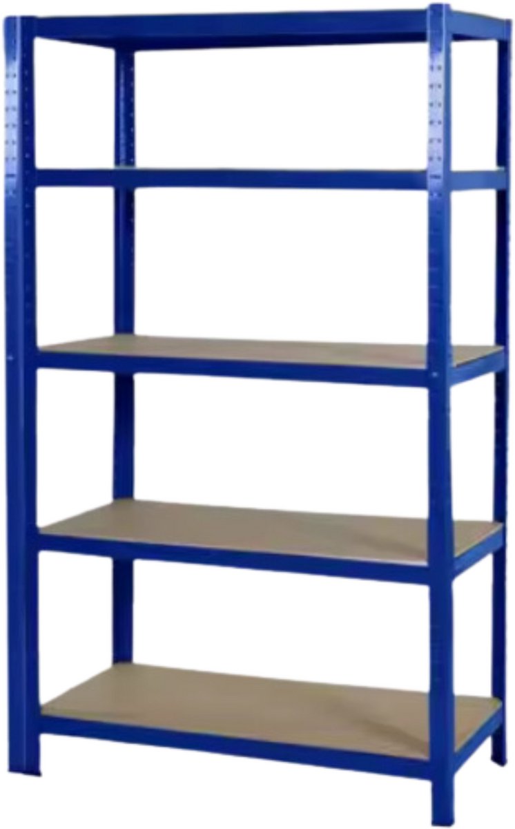 Garageplanken Zyren - 5-Tier Verstelbare Metalen Opbergplank - Racking Unit Rack voor Loods 200x100x50cm, 875kg Capaciteit