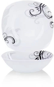 Cavallo Serviesset - 2 delig - 6 persoons - Wit - Dinerborden - Bordenset - Diepe borden - Ontbijtborden - Servies - Keukenservies