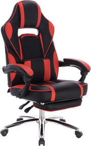 Bolt Edge Gamestoel - Leer - Met Rug- en Armleuning - In Hoogte Verstelbaar - Ergonomisch - Rood