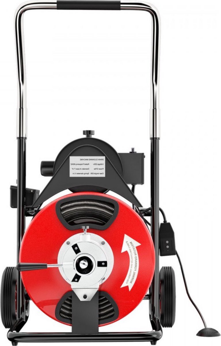 Rioolontstopper PRO - Riool Ontstoppingsmachine - 390W Afvoerreinigingsapparaat - Ontstoppingsveer