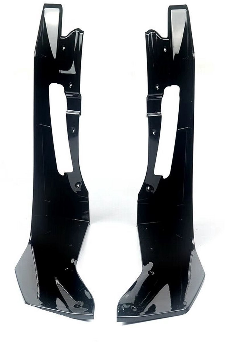 Winglet Kit Vortex - Voorbumper Hoek Winglet Splitters - Voor Ford Mustang GT500 (2015-2022) - Glanzend Zwart
