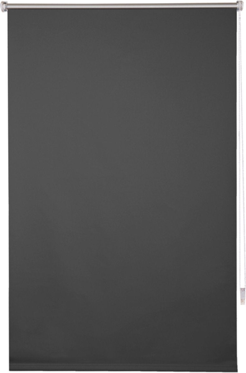 Rolgordijn - Antraciet - Verduisterend - Isolerend - 80x210cm - Zonder Boren