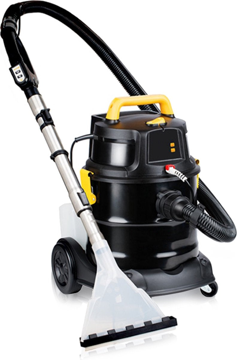 Happyment® Tapijtreiniger machine - Vlekkenreiniger bank - Auto - Stofzuiger - Meubelreiniger - 30L - Zwart - Black friday - Kerstcadeau