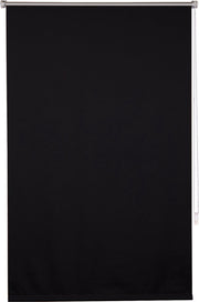 Rolgordijn - Zwart - 110x210cm - Verduisterend - Zonder boren