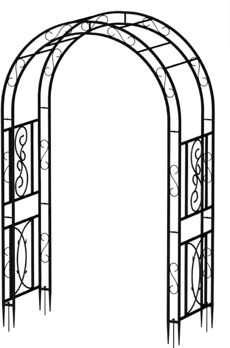 Rozenboog Valora - 215cm - Tuinboog - Decoratie - Buitenluifel - Versiering - Multifunctioneel - Voor klimplanten
