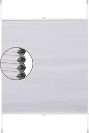 Luxe Honinggraat Gordijn - Wit - Rolgordijn - Lichtdoorlatend - Isolerend - 60x130 cm