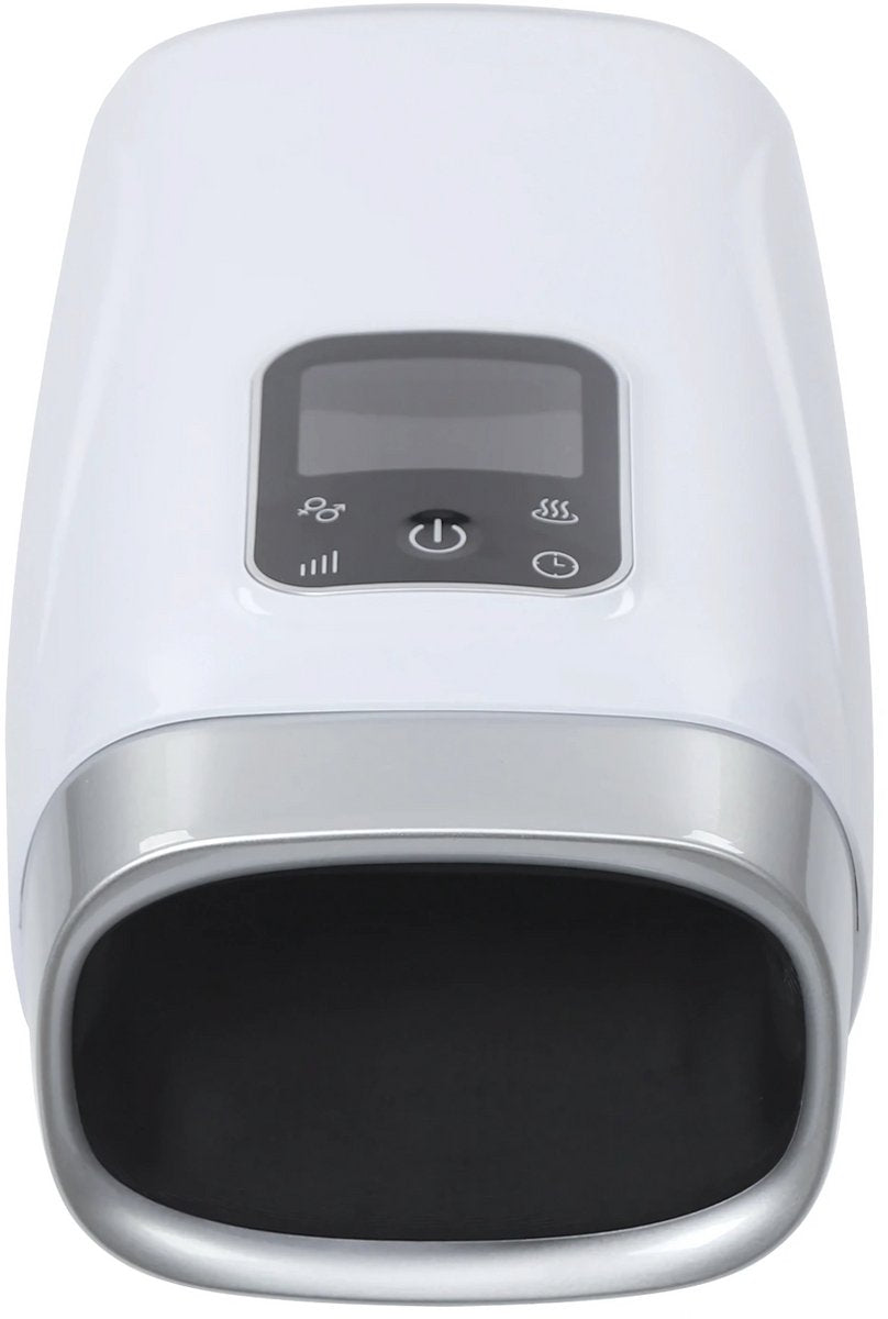 Handmassager - Voor Handtherapie en Ontspanning - Oplaadbaar met Compressie - Verwarming, 2 Modi en 8 Drukniveaus