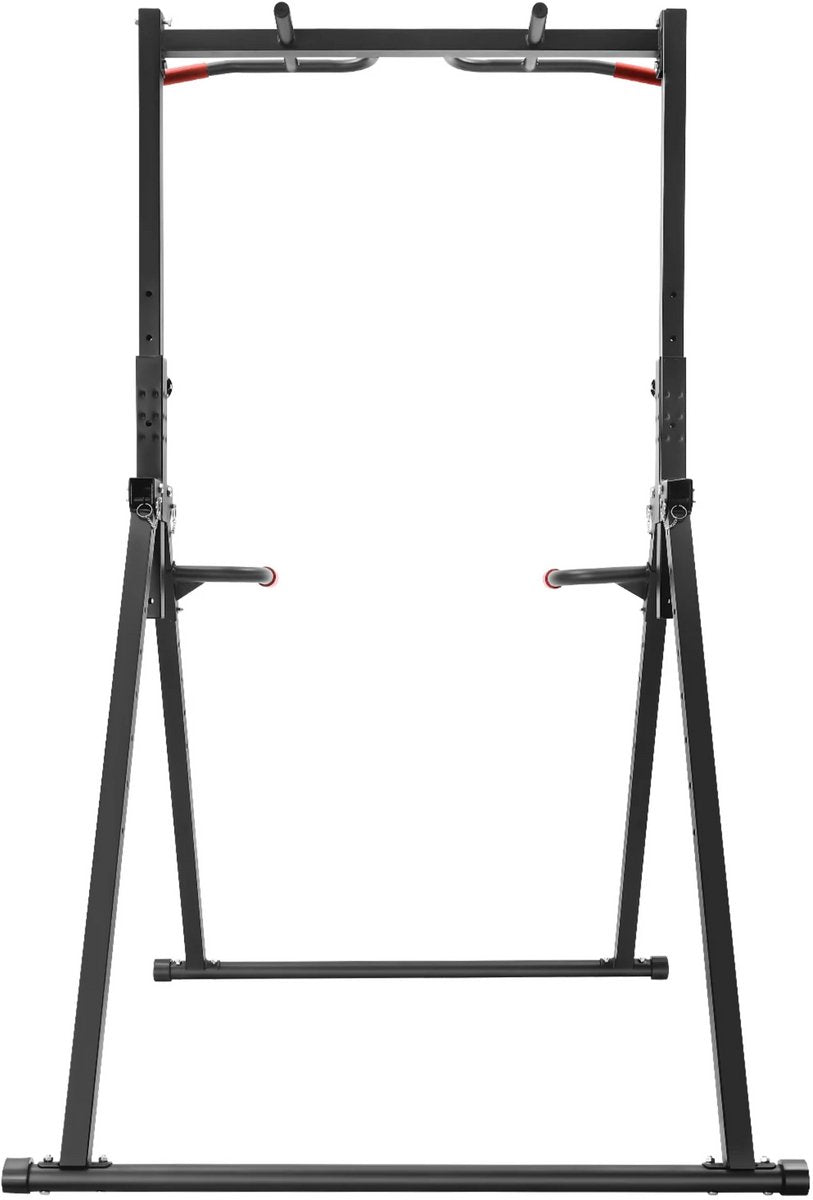 Pull up bar en dip statief - Homegym - Verstelbaar in hoogte - Voor thuis sporten - 200KG