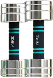 Verstelbare Halterset - Gewichten - Halters - Voor Krachttraining & Thuisfitness - Compacte Stalen Dumbbells van 5 kg - Set van 2