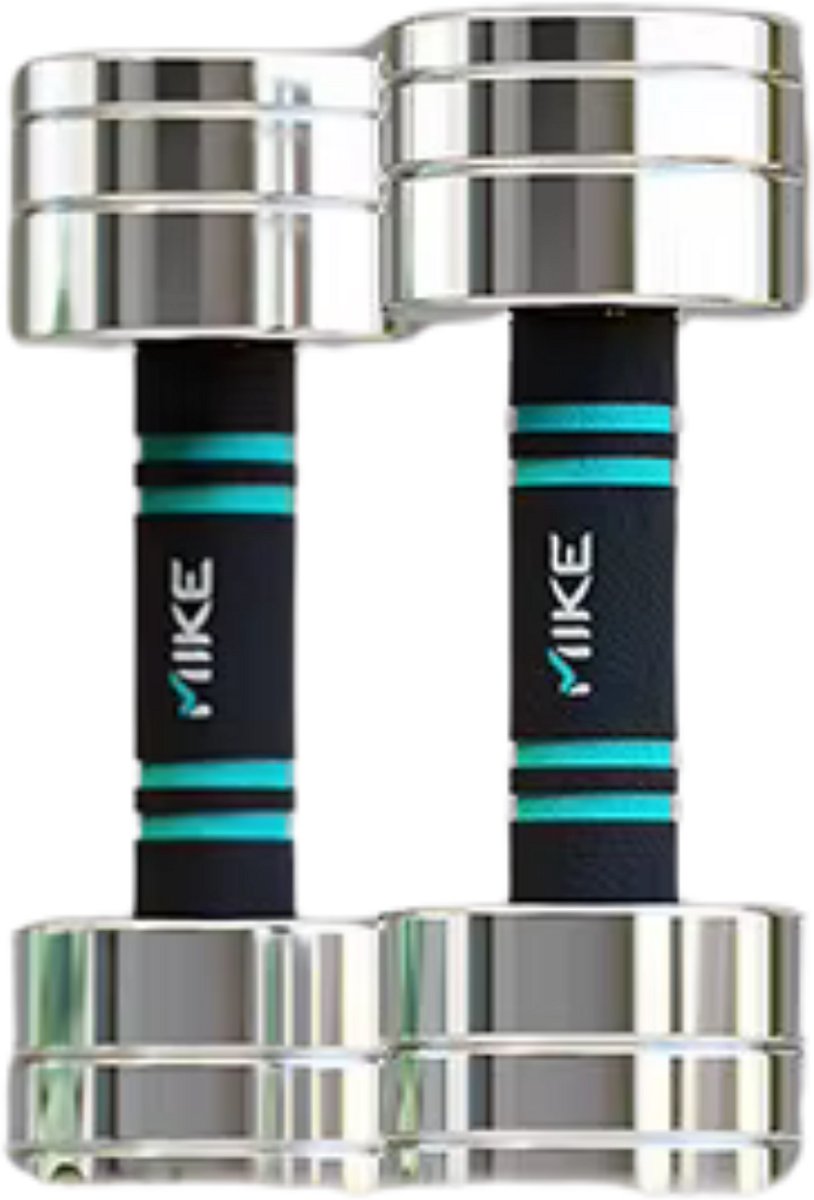 Verstelbare Halterset - Gewichten - Halters - Voor Krachttraining & Thuisfitness - Compacte Stalen Dumbbells van 5 kg - Set van 2