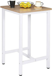 Bartafel - Licht Eiken - Vierkant - 60x60x100cm - Hout & Metaal