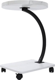 Bijzettafel- Voor Woonkamer / Sofa - C-vormige - Wit