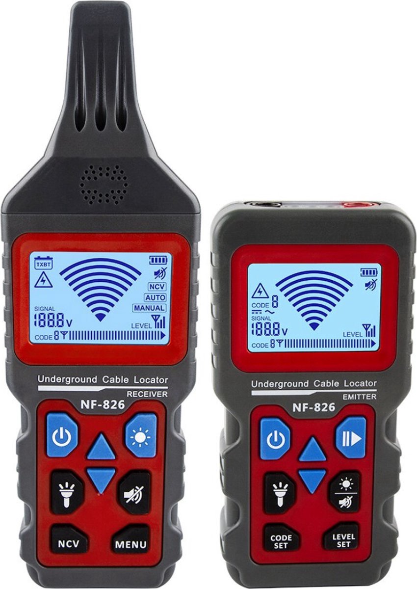 Happyment Kabelzoeker - Kabeltester - Kabeldetector - Wire Tracker - Kabel Tracer - Multidetector- Toongenerator
