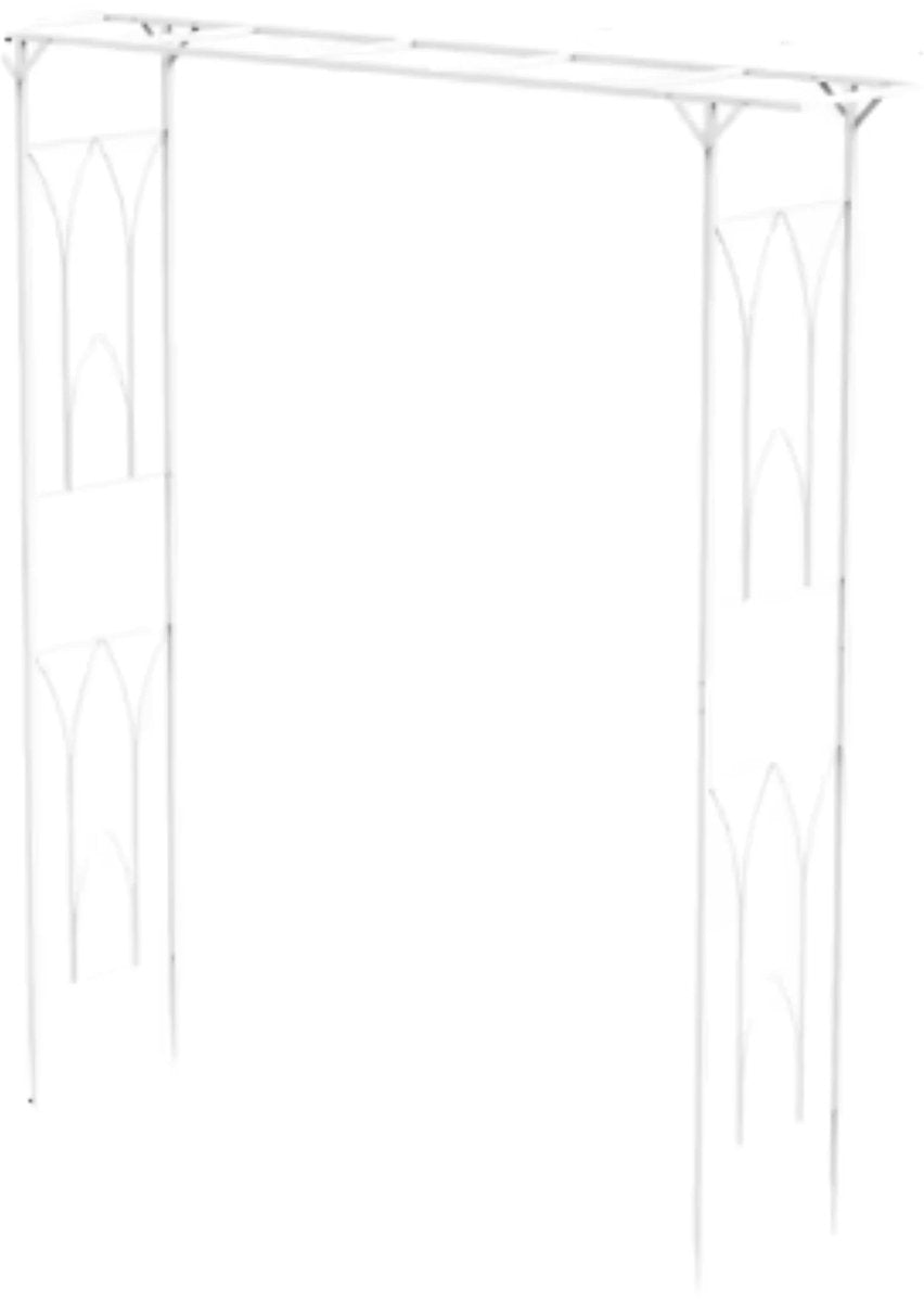 Elegante rozenboog - Voor tuin of bruiloft - Decoratie - Voor klimplanten - Metaal - 200x200cm